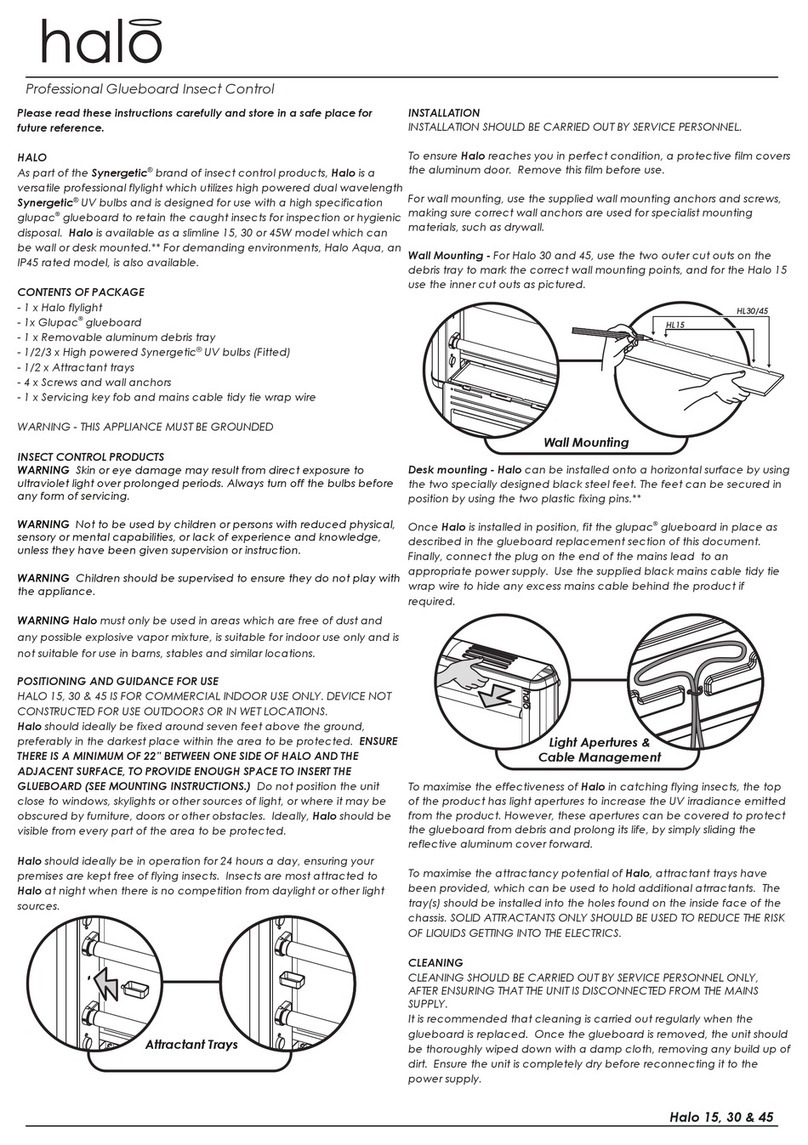 Pelsis Synergetic Halo 15W manual