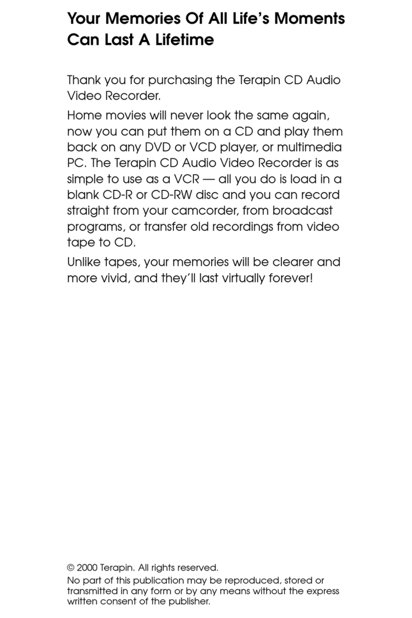 Terapin TX-0002 User manual