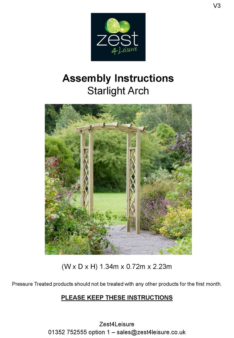 Zest 4 Leisure Starlight Arch User manual