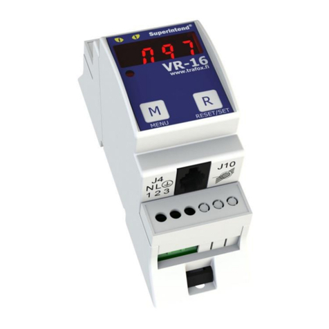 Muuntosahko Superintend Trafox VR-16 Short Operating Manual