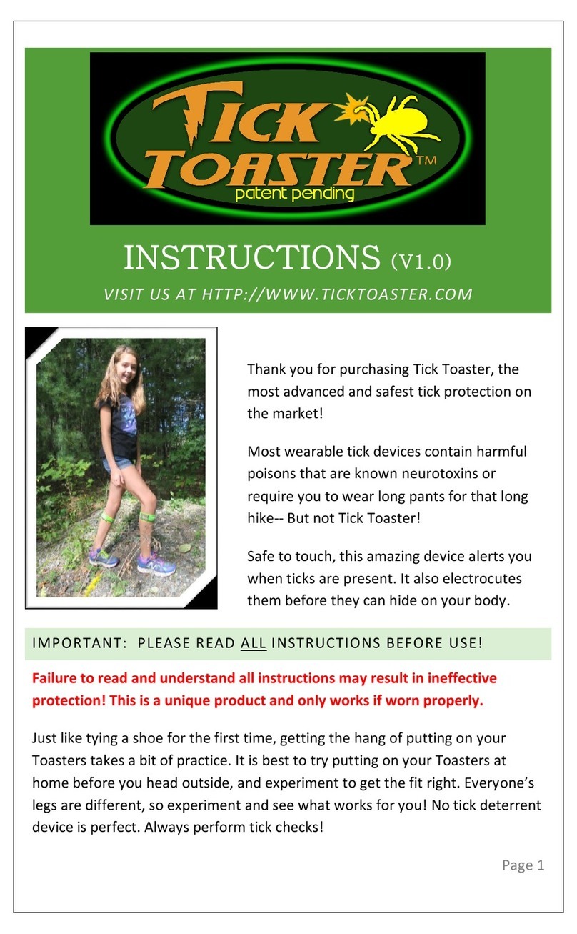 Tick Toaster Tick Toaster instructions