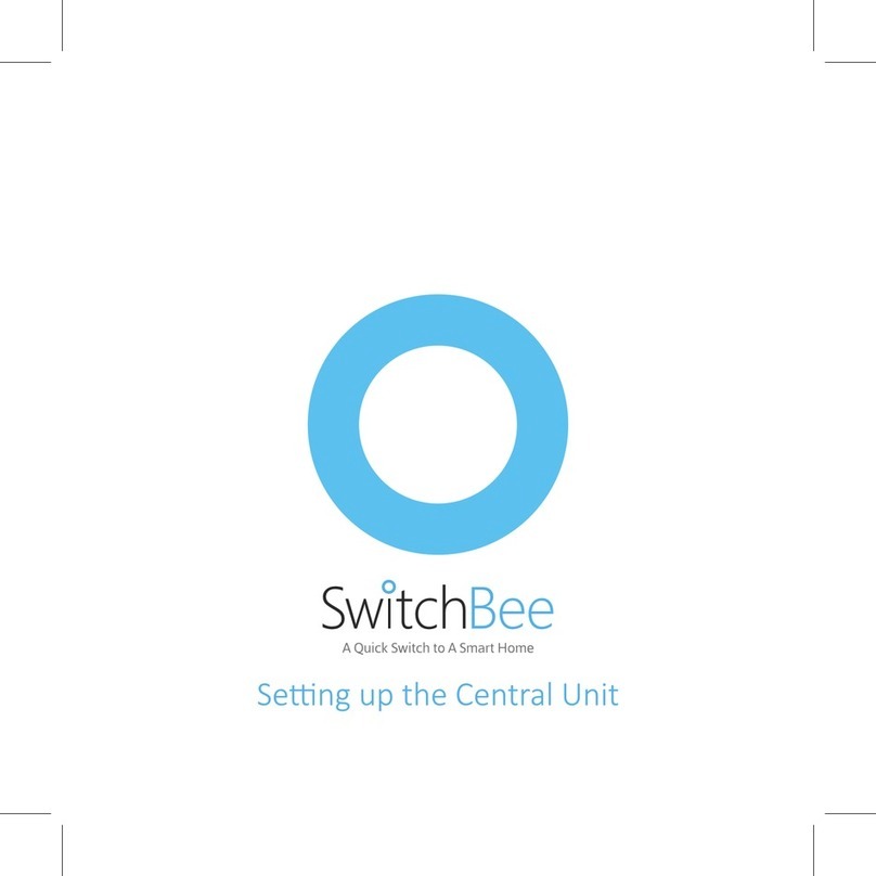 SwitchBee Central Unit Settings guide