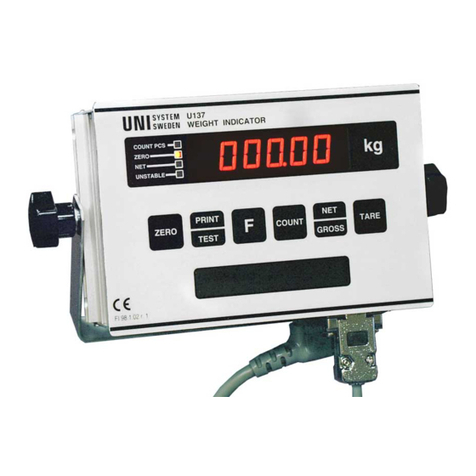 Unisystem U137 Series Calibration