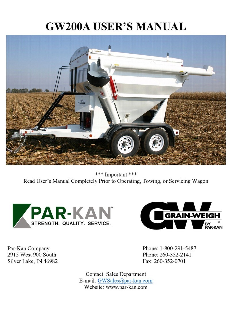 Par-Kan Grain-Weigh GW200A user manual