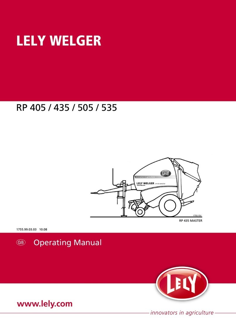 LELY WELGER RP 405 operating manual