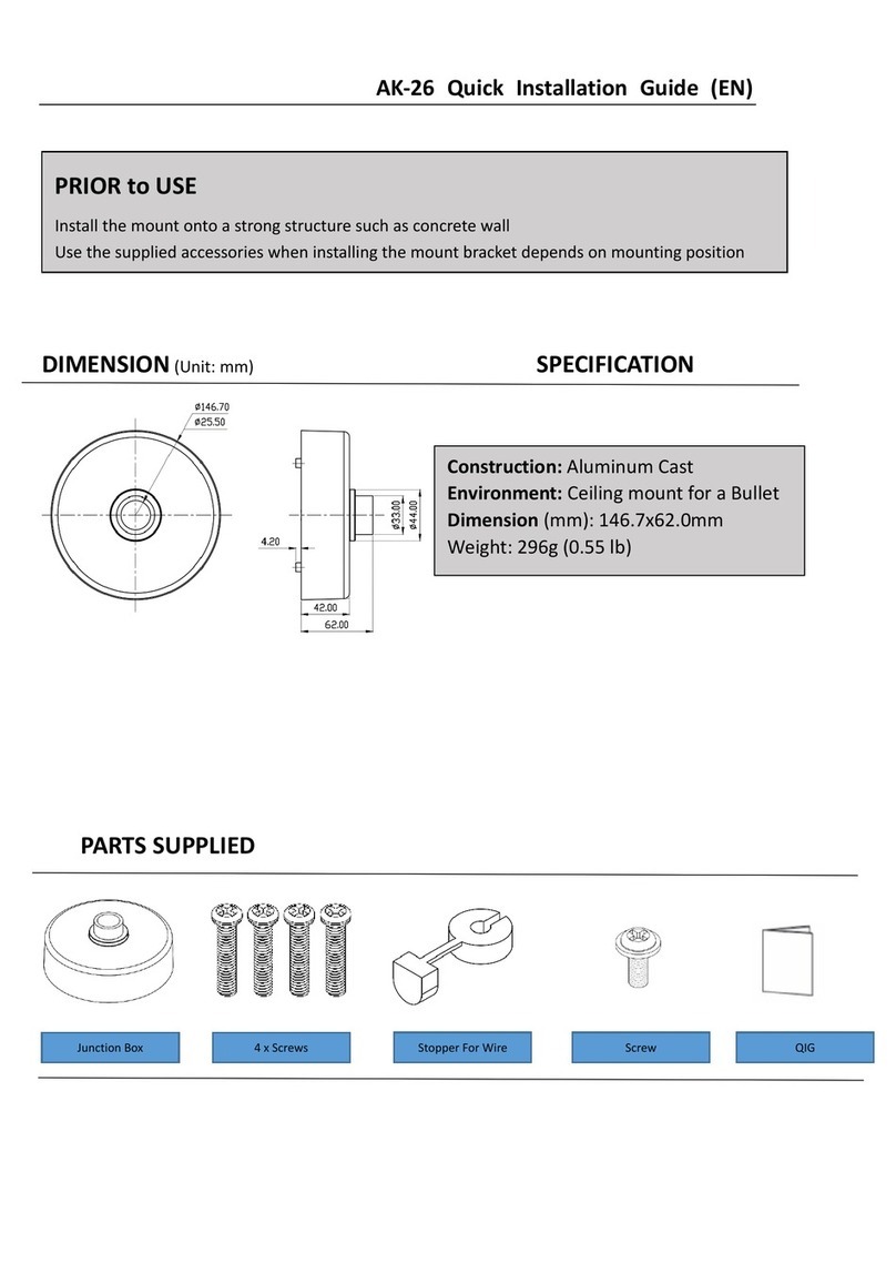 Eneo AK-26 User manual Eneo AK-26 User manual