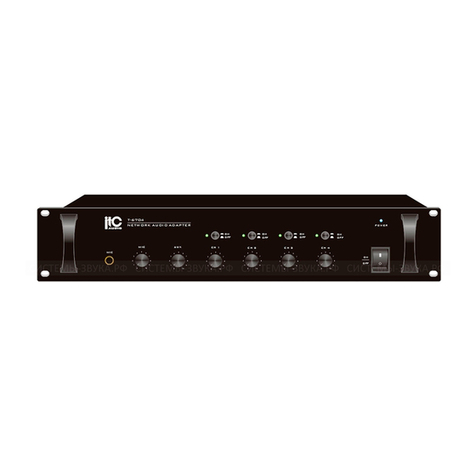 ITC Audio T-6218 Operation manual