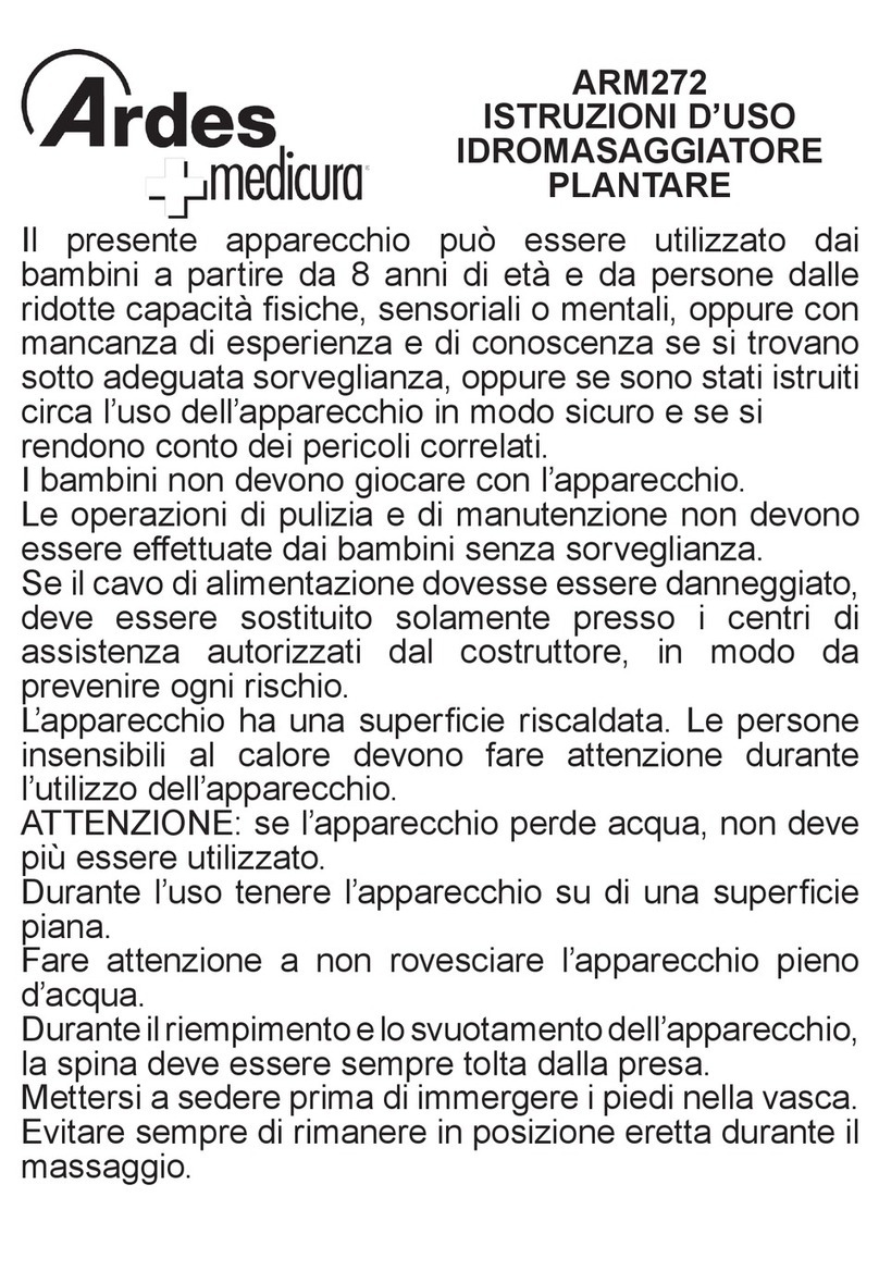 Medicura Ardes ARM272 Instructions for use