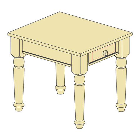 Unfinished Furniture of Wilmington BJ7TE User manual Unfinished Furniture of Wilmington BJ7TE User manual