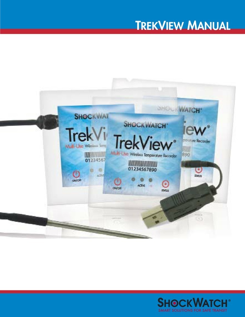 ShockWatch Trekview User manual