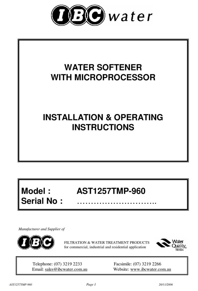 IBC Water AST1257TMP-960 Manual