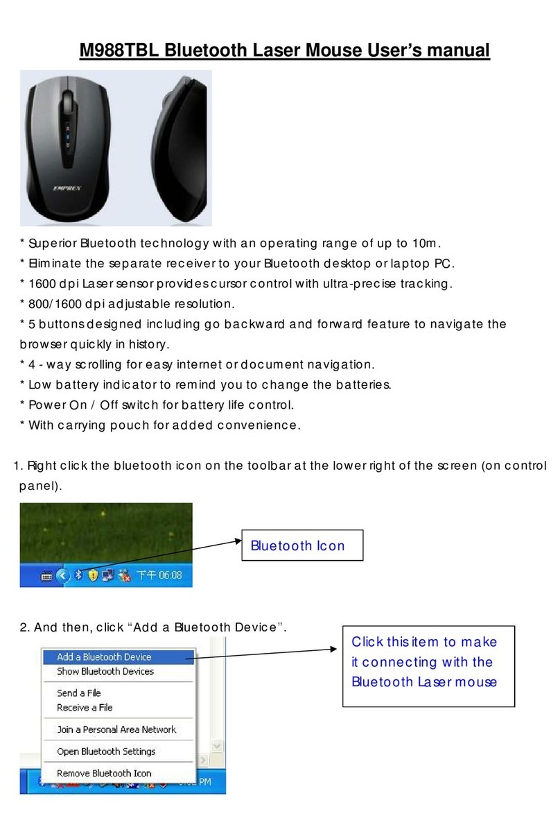 Syska M988TBL user manual