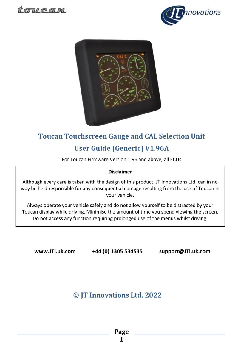 JT Innovations Toucan user guide