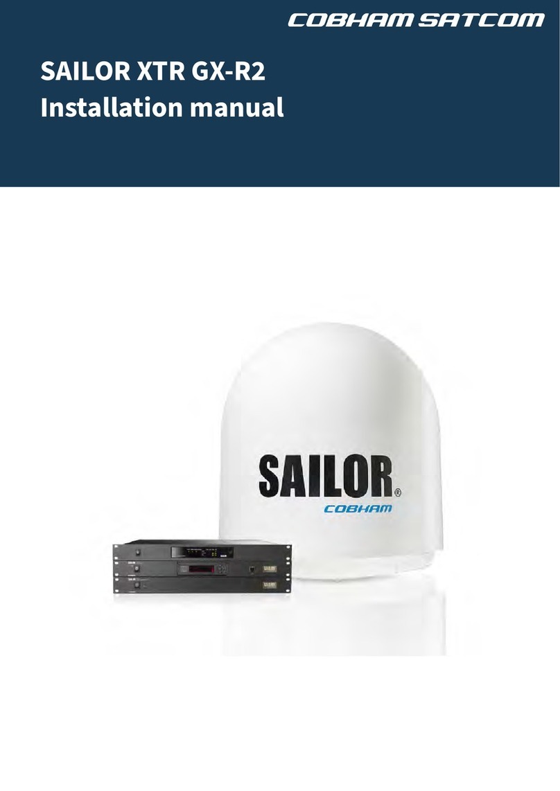 COBHAM SAILOR XTR GX-R2 installation manual