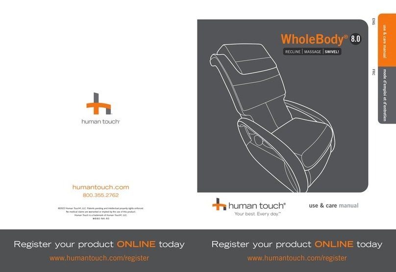 Human Touch WholeBody 8.0 User manual