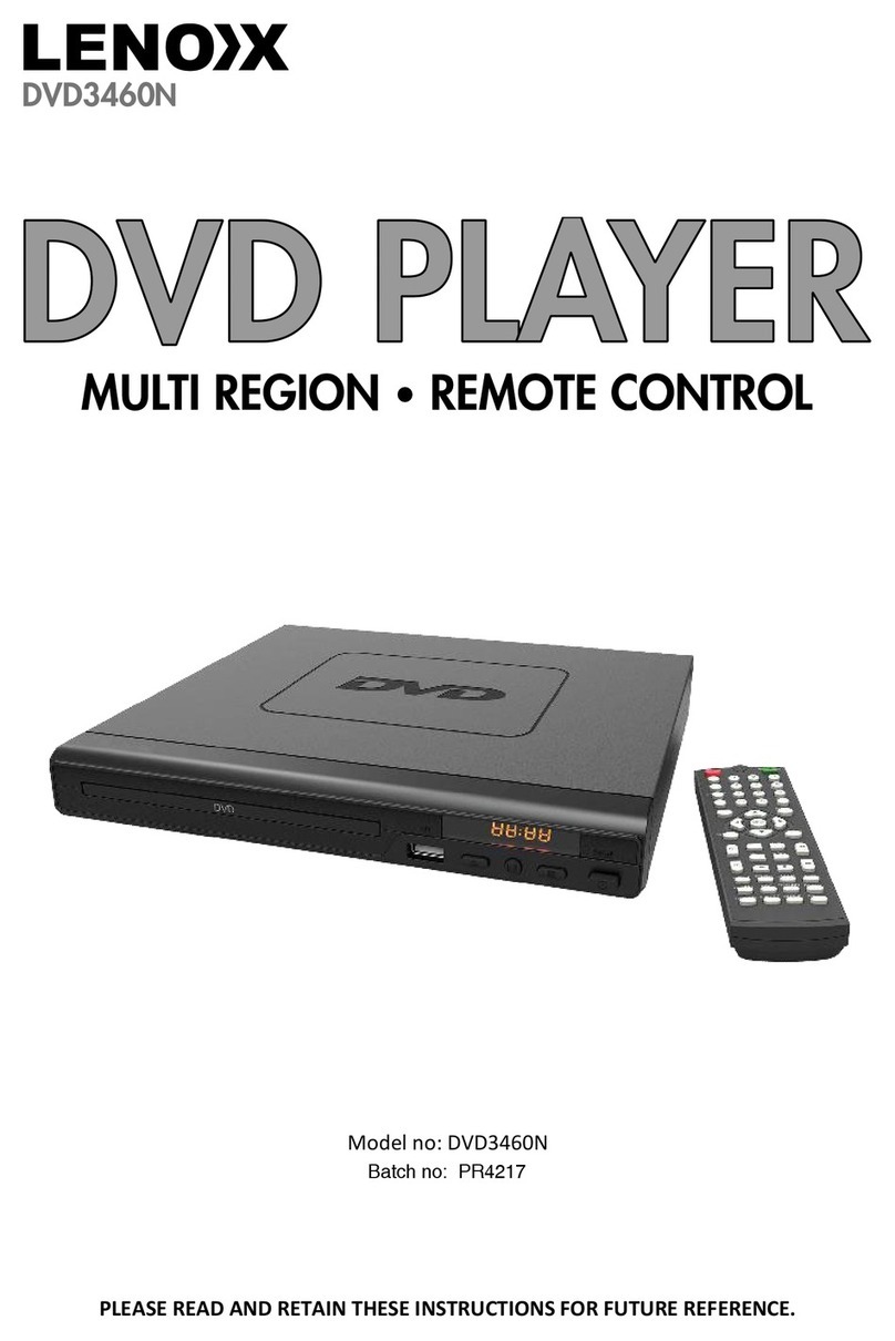 Lenoxx DVD3460N instructions