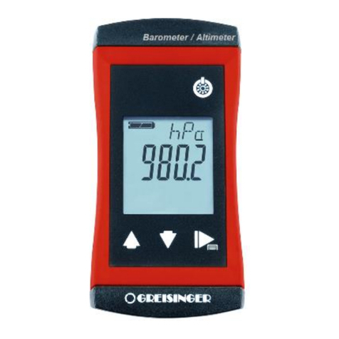 GHM GREISINGER G 1110 Quick reference guide