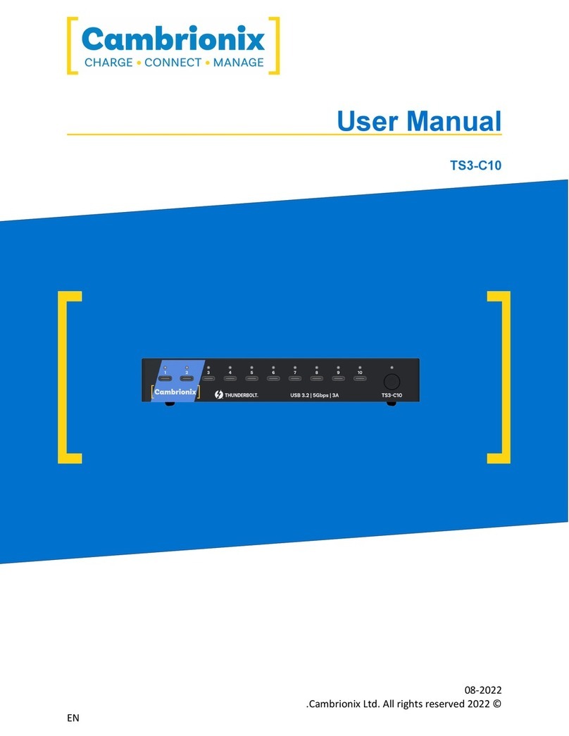 CAMBRIONIX TS3-C10 User manual