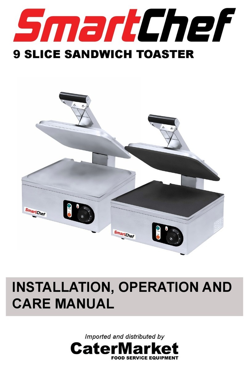 CaterMarket SmarChef HT-01 Installation, Operation and Care Manual