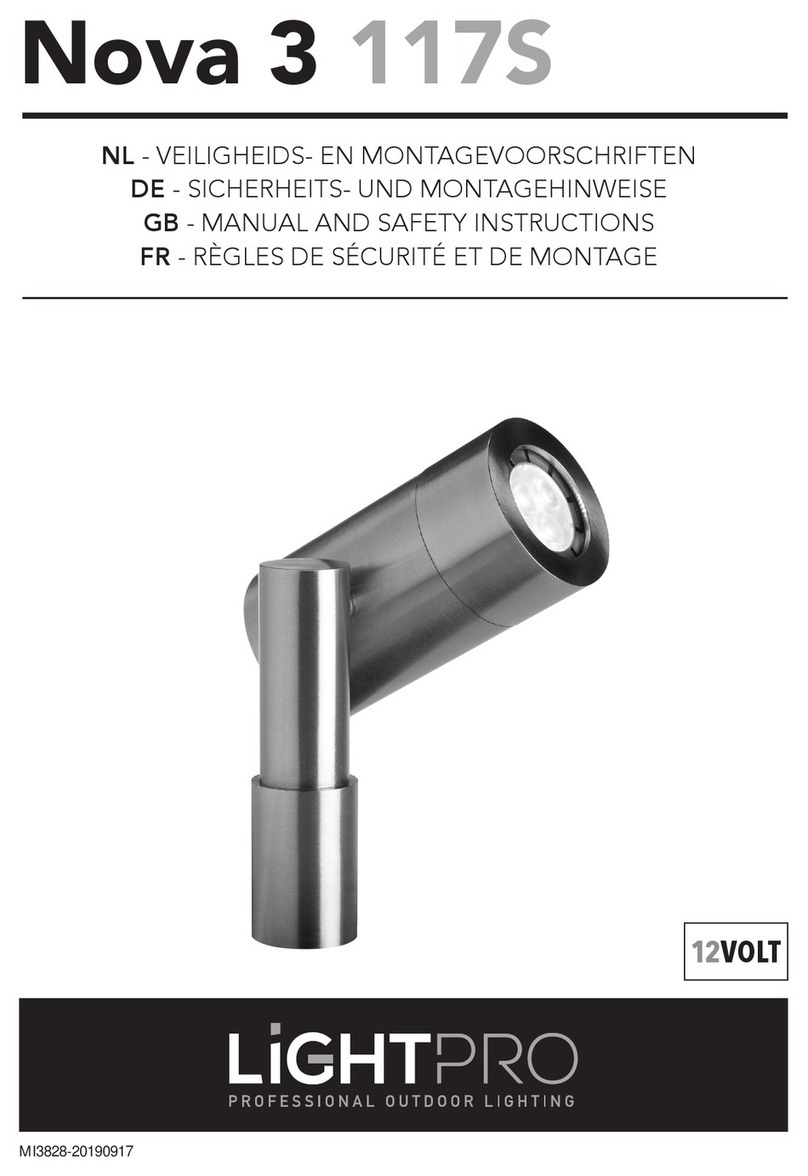 LightPro Nova 3 117S Operator's manual LightPro Nova 3 117S Operator's manual