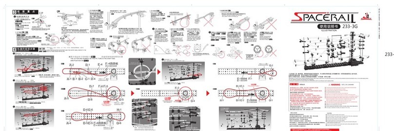 Aojie SPACERAIL 233-3G Illustration manual