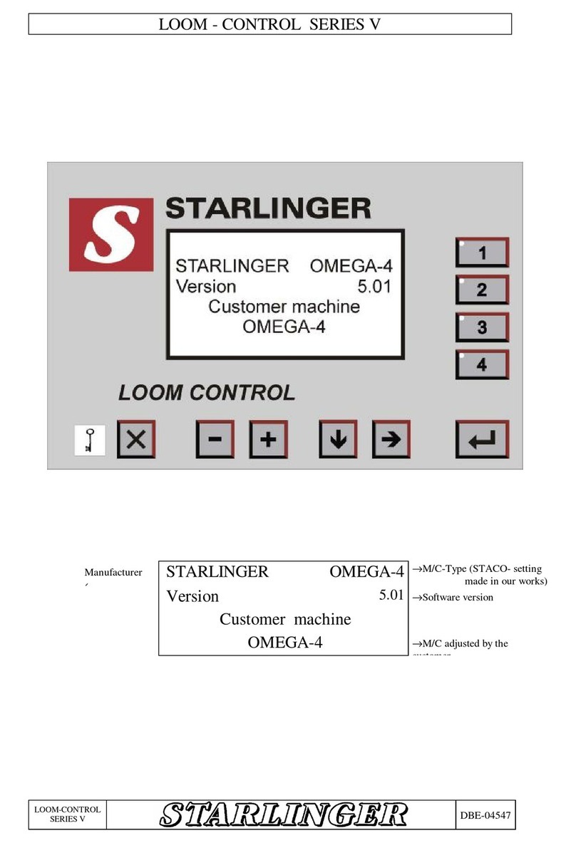 STARLINGER LOOM-CONTROL V Series manual STARLINGER LOOM-CONTROL V Series manual