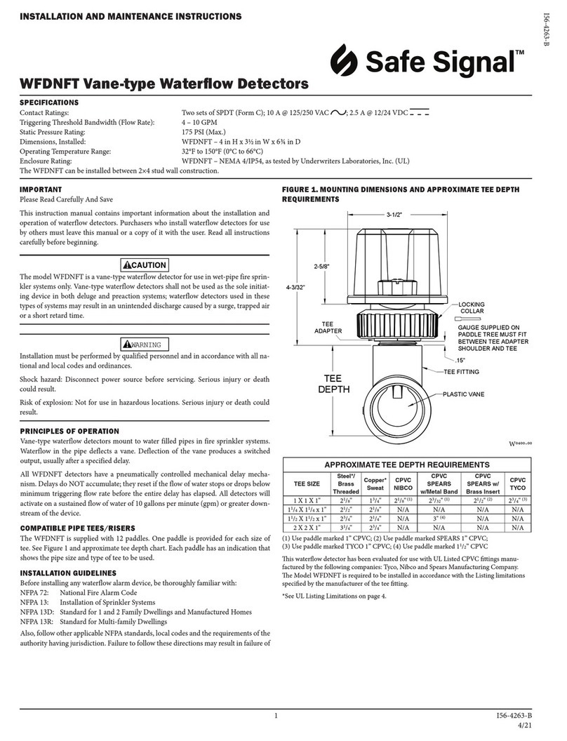 Safe Signal WFDNFT User manual