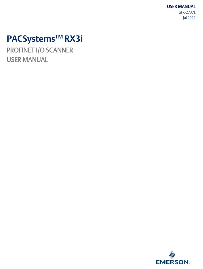 Emerson PACSystems RX3i user manual