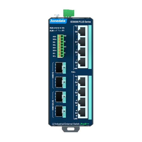 3One data IES6300-8GHP2GS2HS-2P48-360W User manual