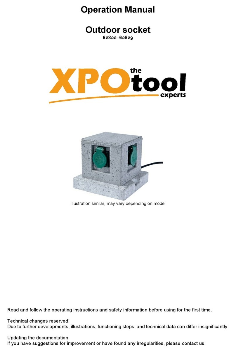 XPOtool 62822 Operation manual