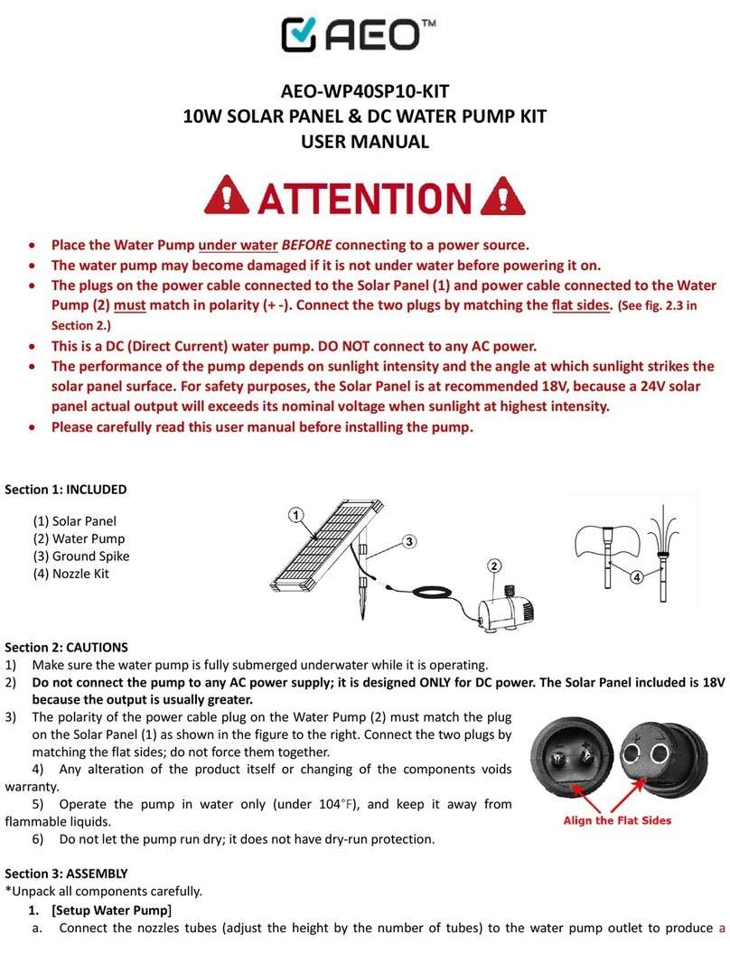 AEO WP40SP10 user manual