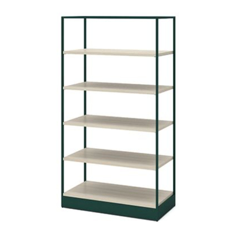 Okamura LIVE S Shelf Assembly guide