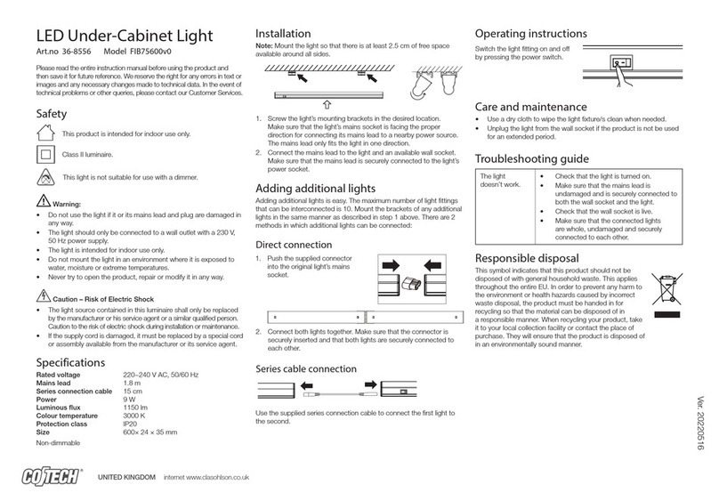 CO/Tech FIB75600v0 instruction manual CO/Tech FIB75600v0 instruction manual