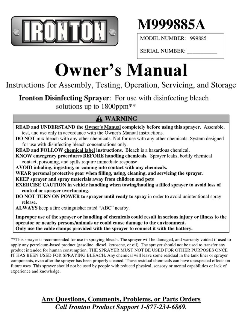 Ironton 999885 owner's manual