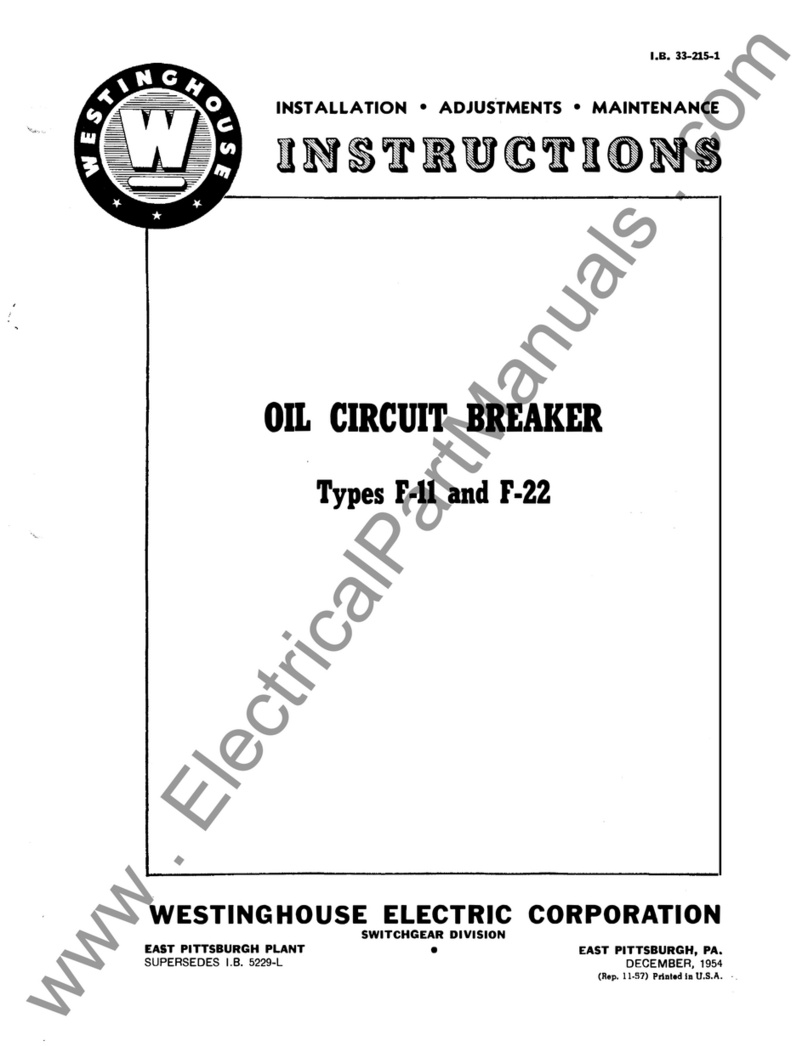 Westinghouse F-11 User manual