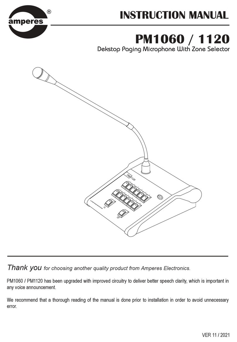Amperes PM1060 instruction manual