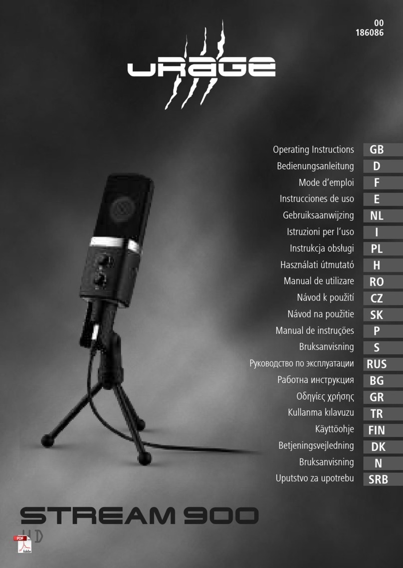 uRAGE STREAM 900 operating instructions