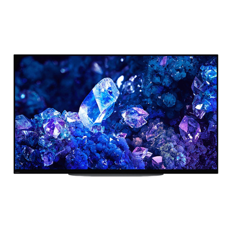 Sony BRAVIA XR-42A90K Operation instructions Sony BRAVIA XR-42A90K Operation instructions