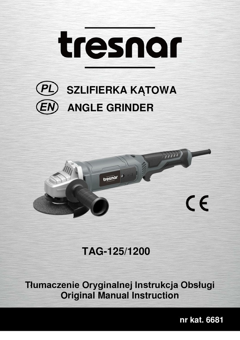 tresnar TAG-125/1200 Original instruction manual