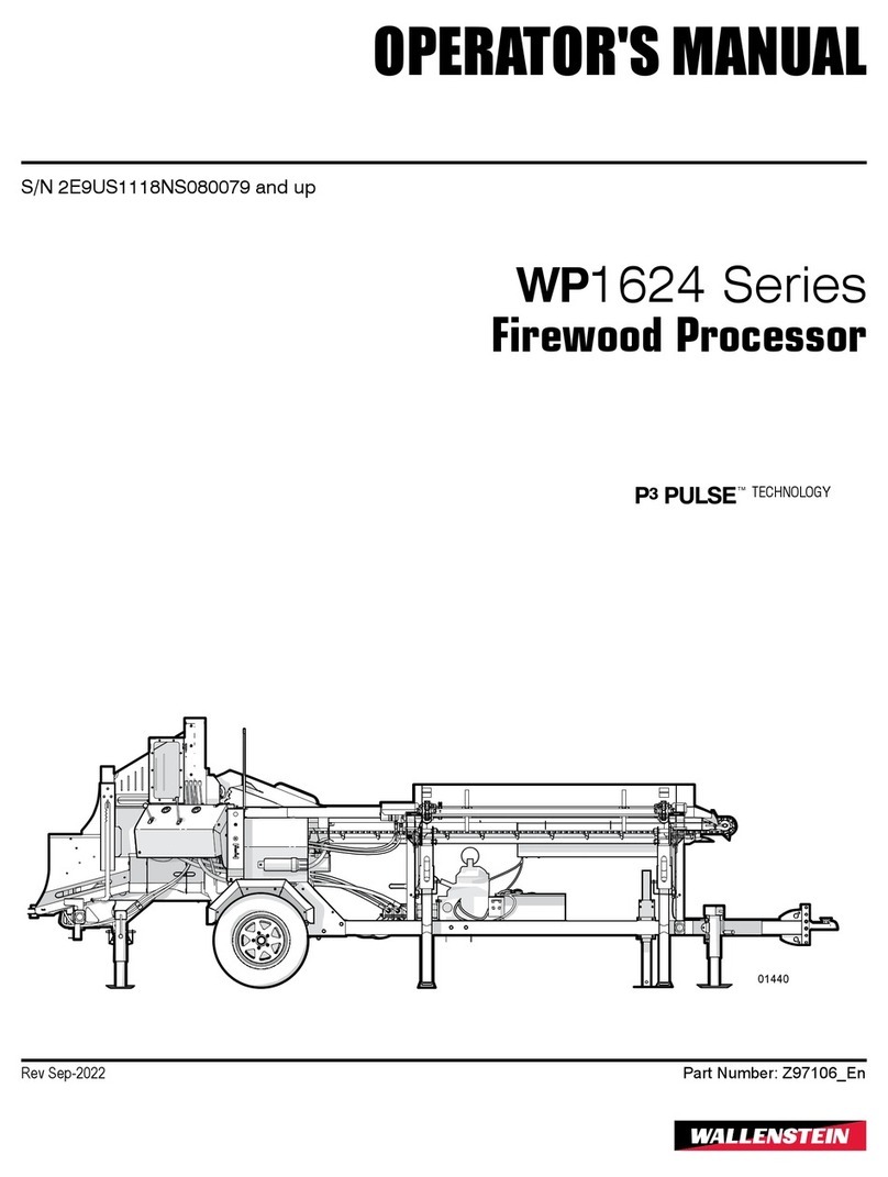 Wallenstein P3 PULSE WP1624 Operator's manual
