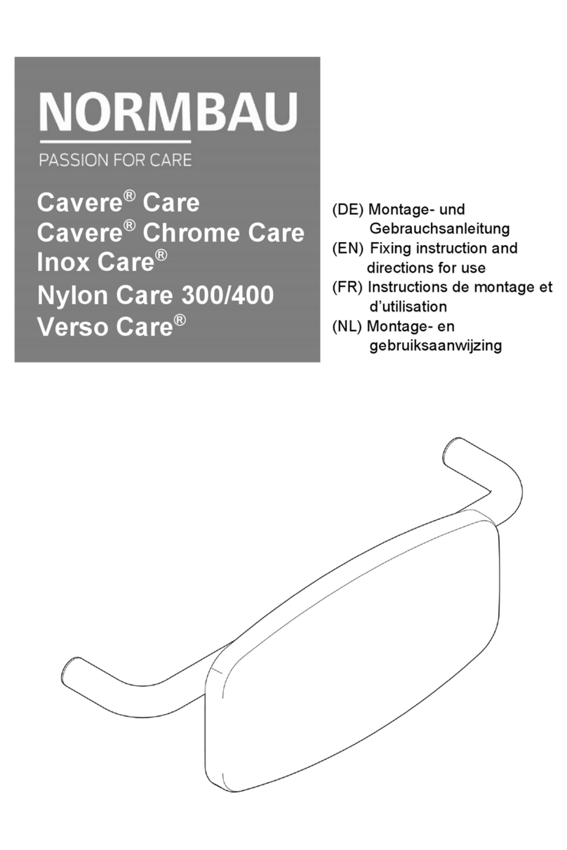 NORMBAU Cavere Care Fixing instructions and directions for use NORMBAU Cavere Care Fixing instructions and directions for use