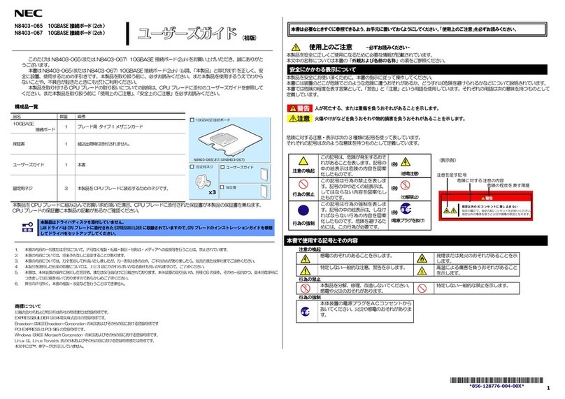 NEC N8403-065 User manual