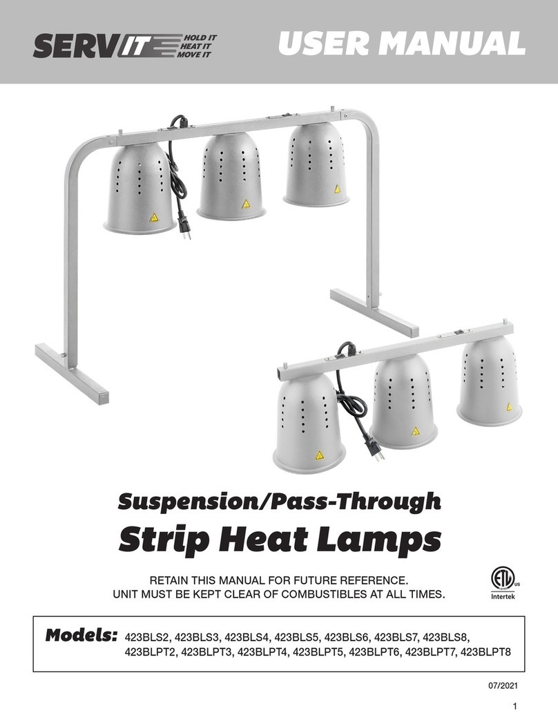 SERVIT 423BLS2 user manual