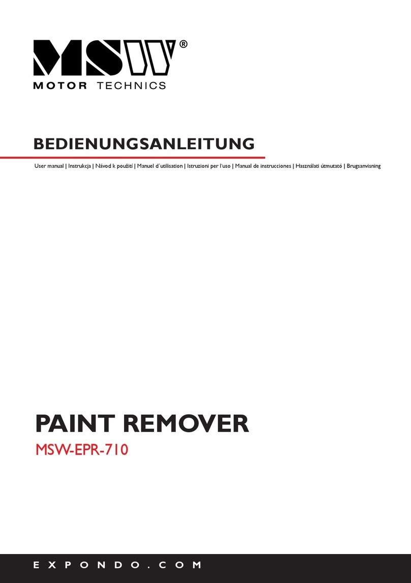 MSW MSW-EPR-710 User manual