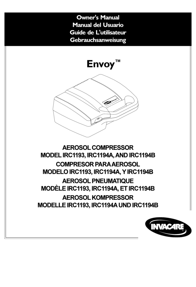 Invacare Envoy IRC1193 owner's manual
