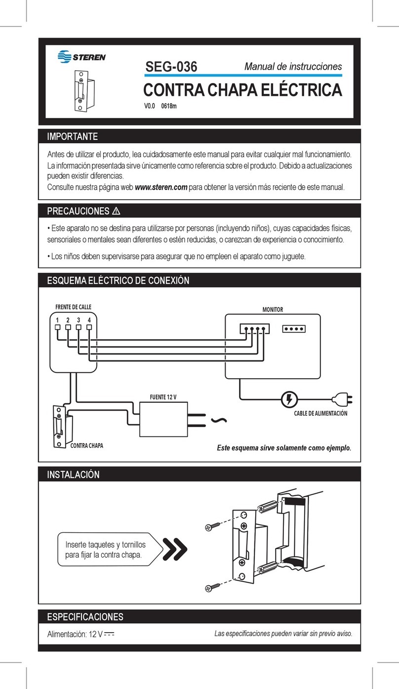 Steren SEG-036 instruction manual