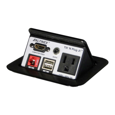 Altinex TILT `N PLUG TNP121 user guide