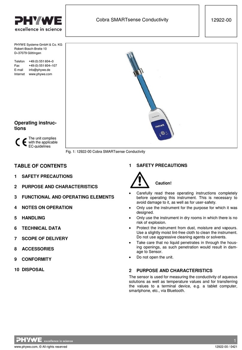 PHYWE Cobra SMARTsense 12922-00 operating instructions PHYWE Cobra SMARTsense 12922-00 operating instructions