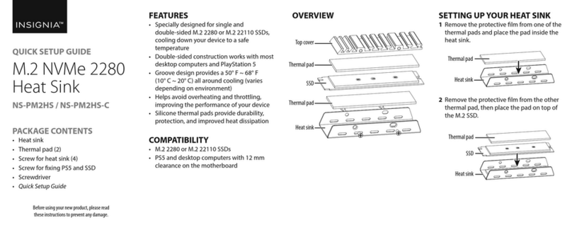 Insignia M.2 NVMe 2280 Quick setup guide