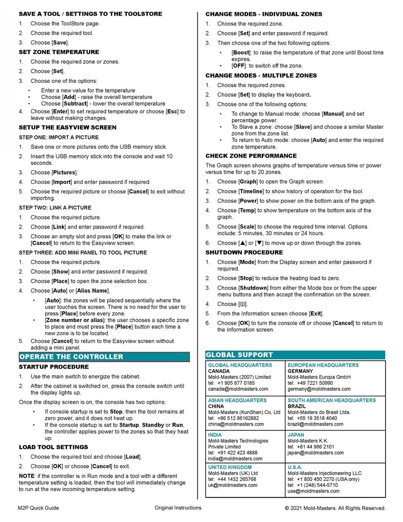 Mold-Masters TempMaster M2 Plus Series quick guide